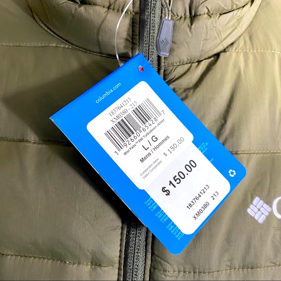 Columbia Men’s Mist Falls 590 Turbodown Jacket L - Picture 2 of 10